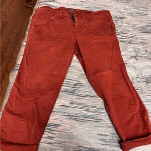 Torrid Women's Cropped Rust colored Capris